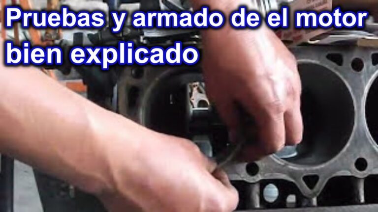 Aprende a reparar tu motor de gasolina en 4 tiempos