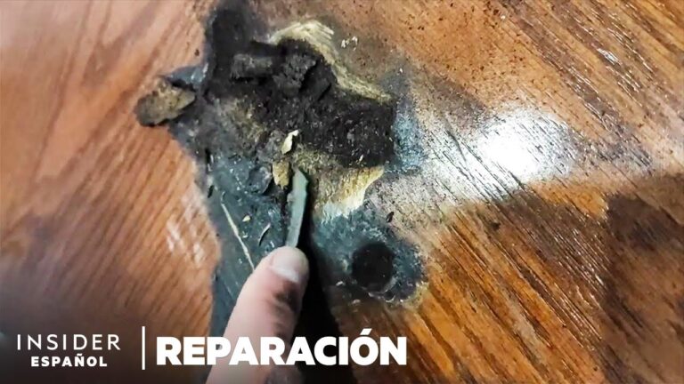 Revive tu mesa: Aprende a reparar madera quemada en 5 sencillos pasos